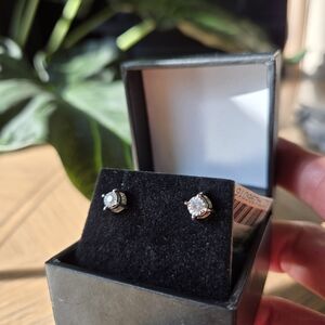 Elegant Silver Stud Earrings